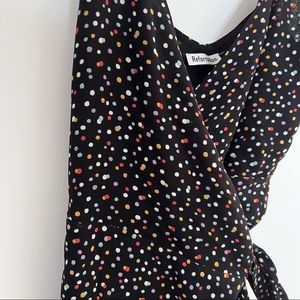 NWOT Reformation Wrap Mini Dress